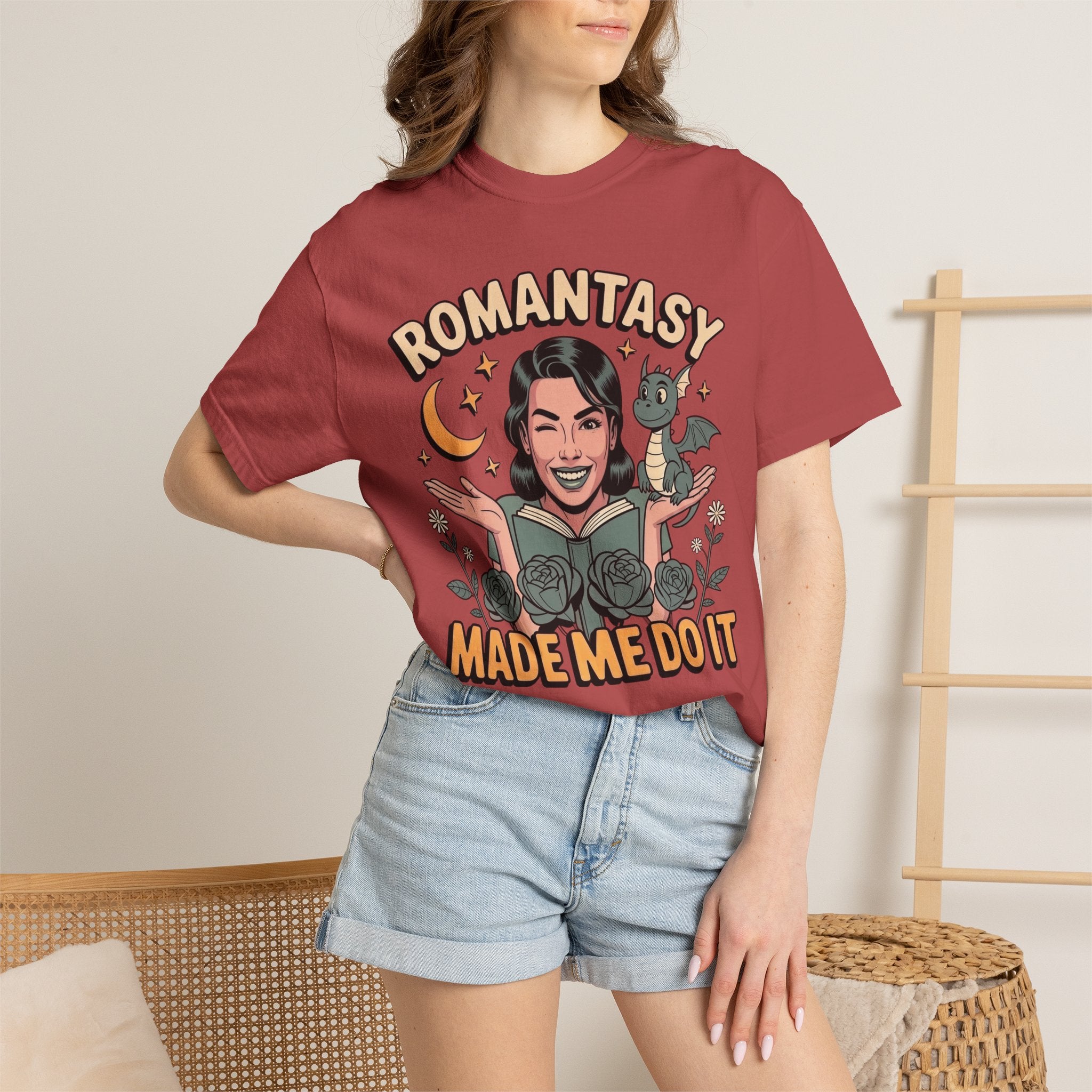 Dragon Romantasy Made Me Do It T-Shirt