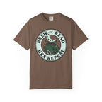 Green Brew Read Hex Repeat Circle Badge T-Shirt