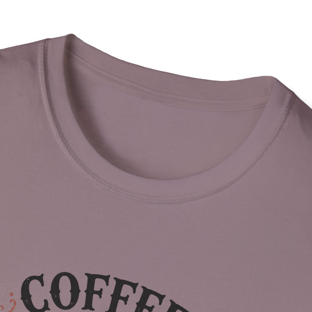 Coffee First Fictional Villains Later T-Shirt