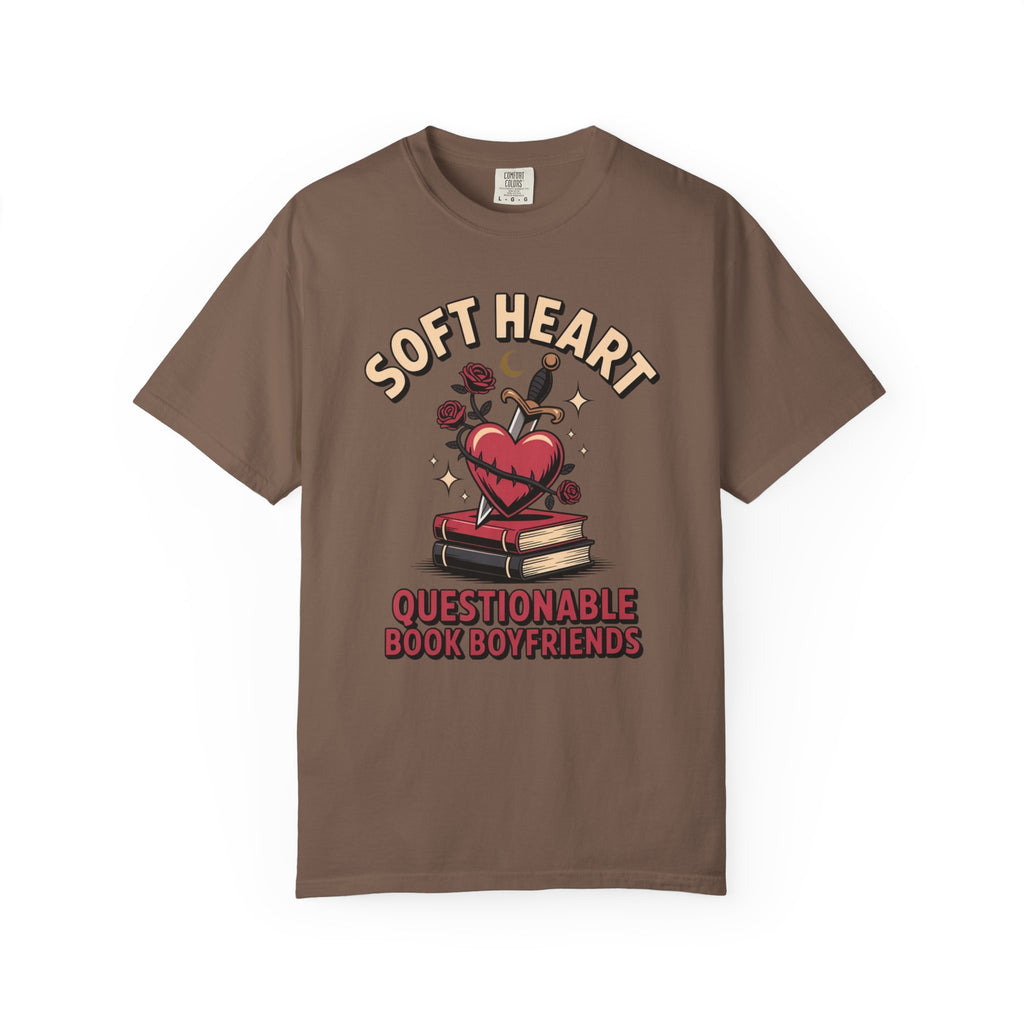 Soft Heart Questionable Book Boyfriends T-Shirt