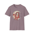 Moon Goddess Coral Graphic T-Shirt