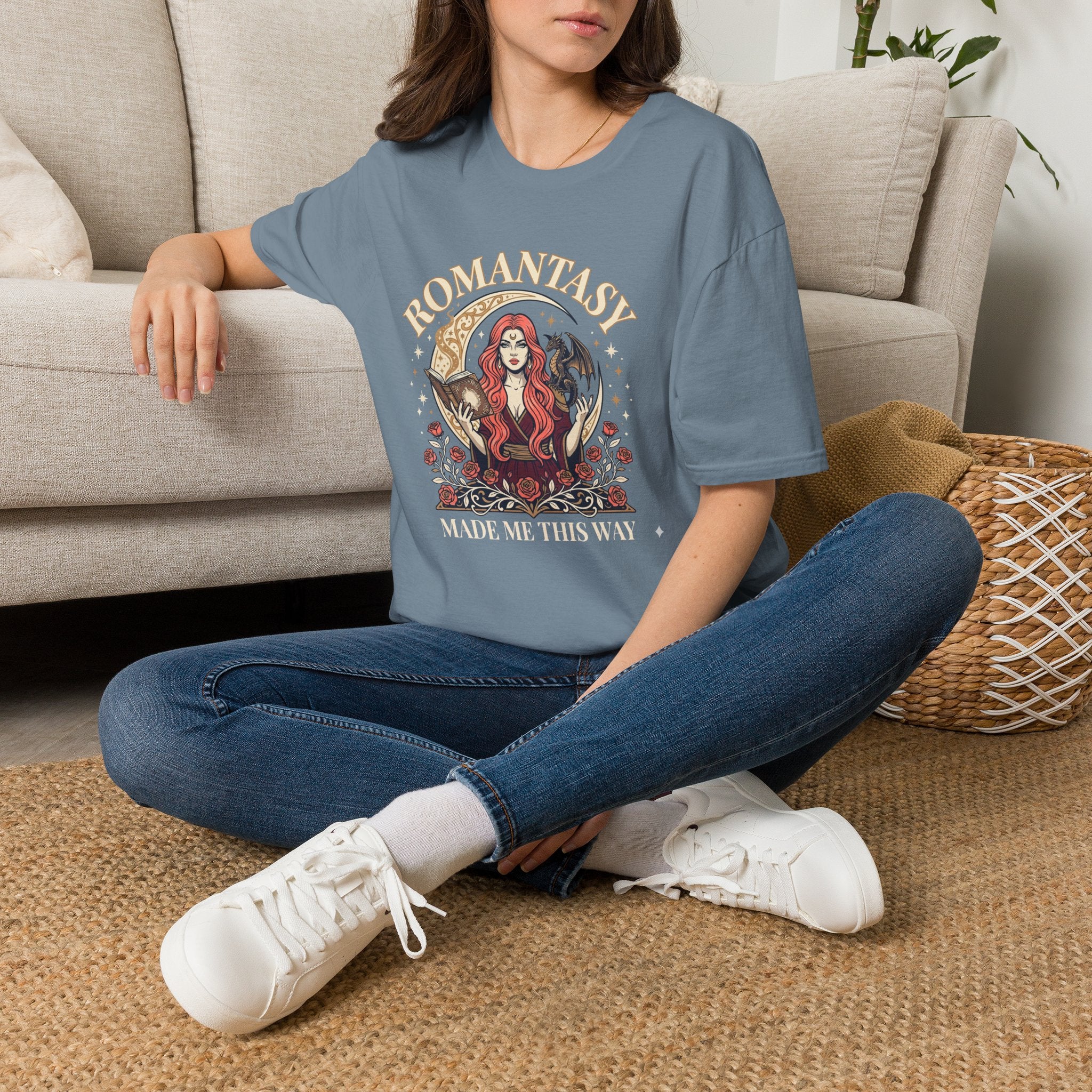 Romantasy Made Me This Way T-Shirt