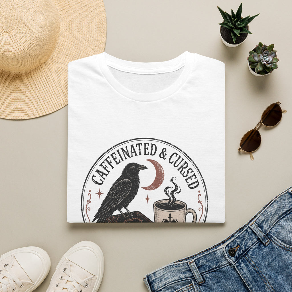 Caffeinated & Cursed Bookshop After Dark T-Shirt
