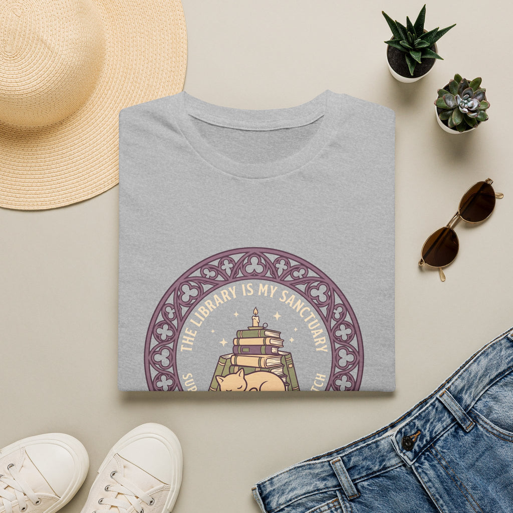The Library is My Sanctuary T-Shirt