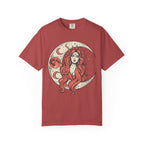 Moon Goddess Coral Graphic T-Shirt