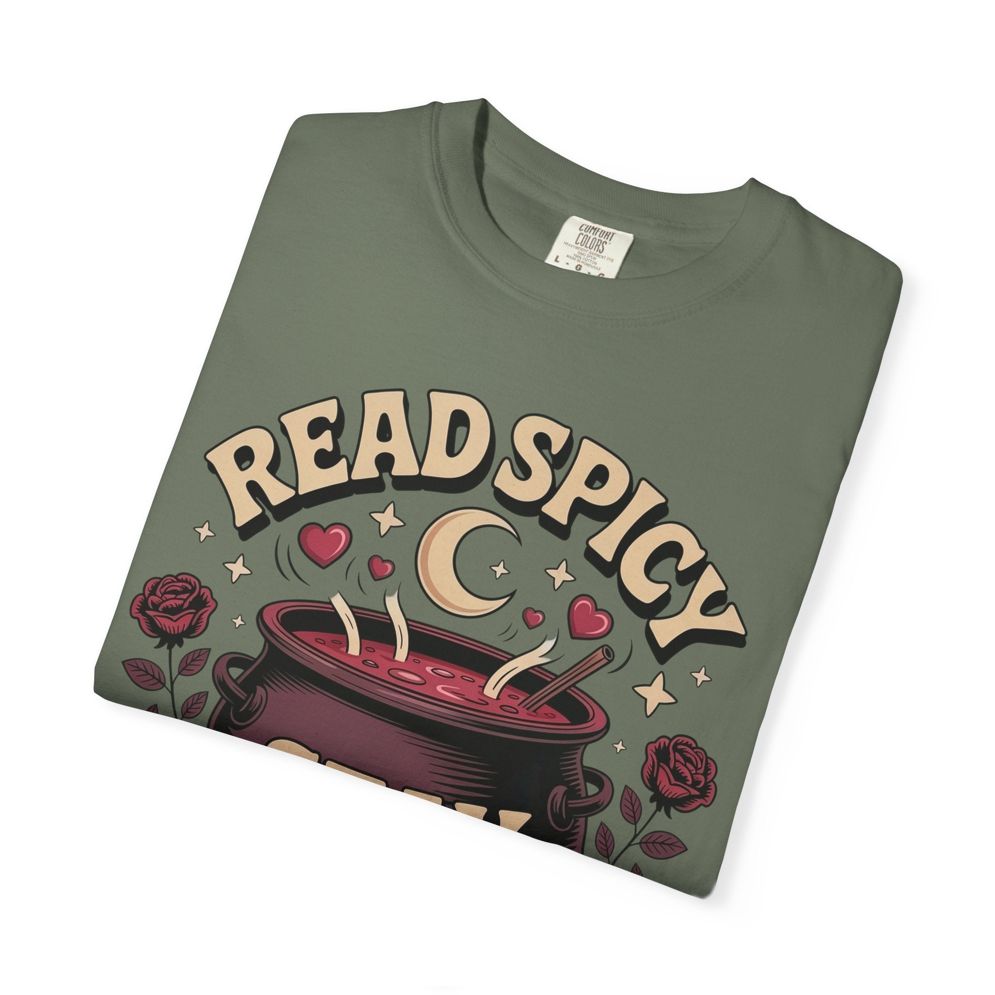 Read Spicy Stay Witchy Cauldron T-Shirt