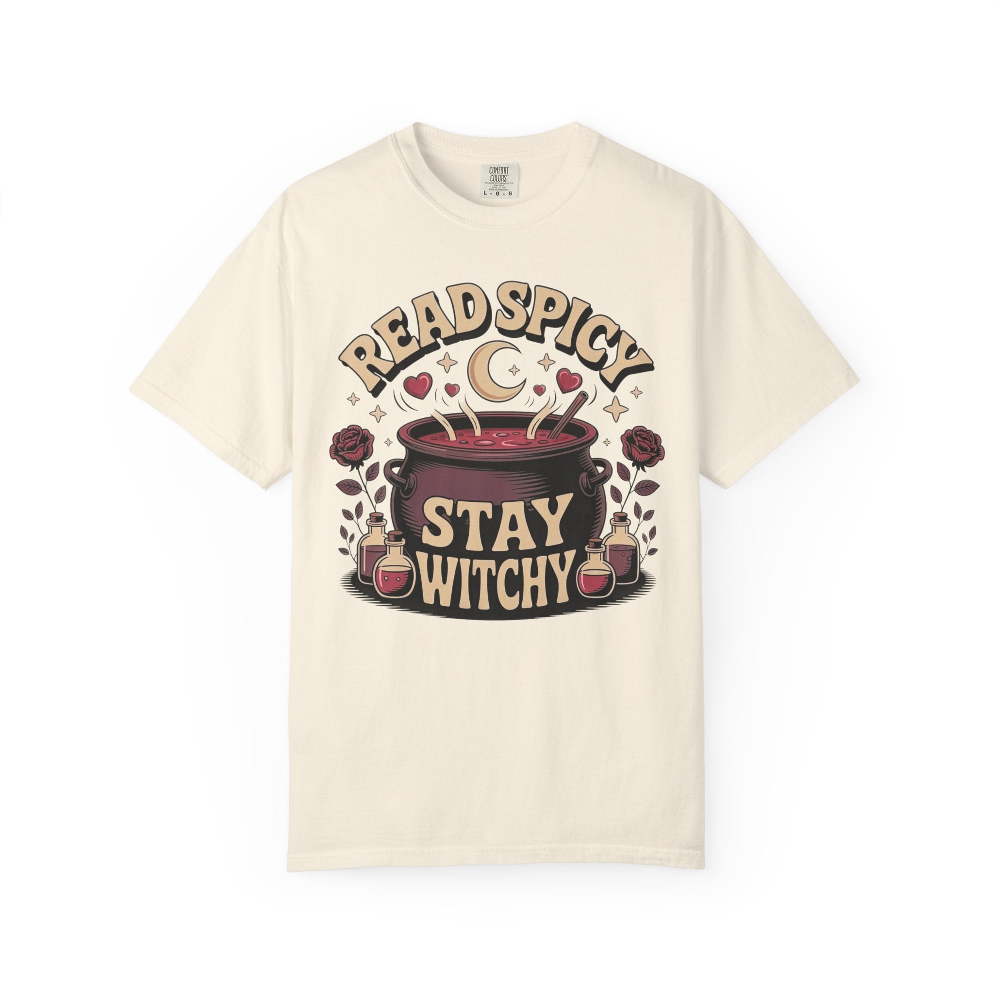 Read Spicy Stay Witchy Cauldron T-Shirt