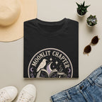 Moonlit Chapter Read After Dark Circle Badge T-Shirt