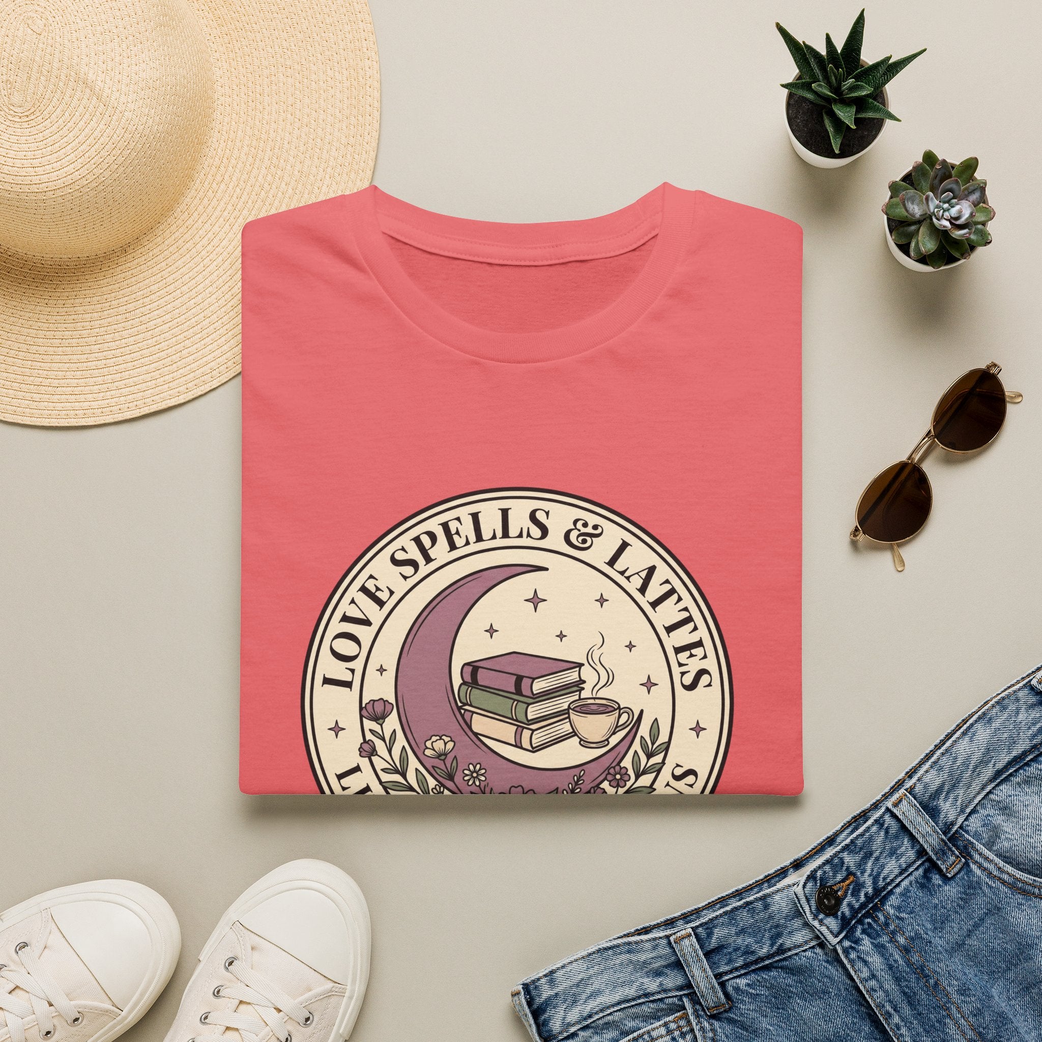 Love Spells & Lattes Literary Obsessions T-Shirt