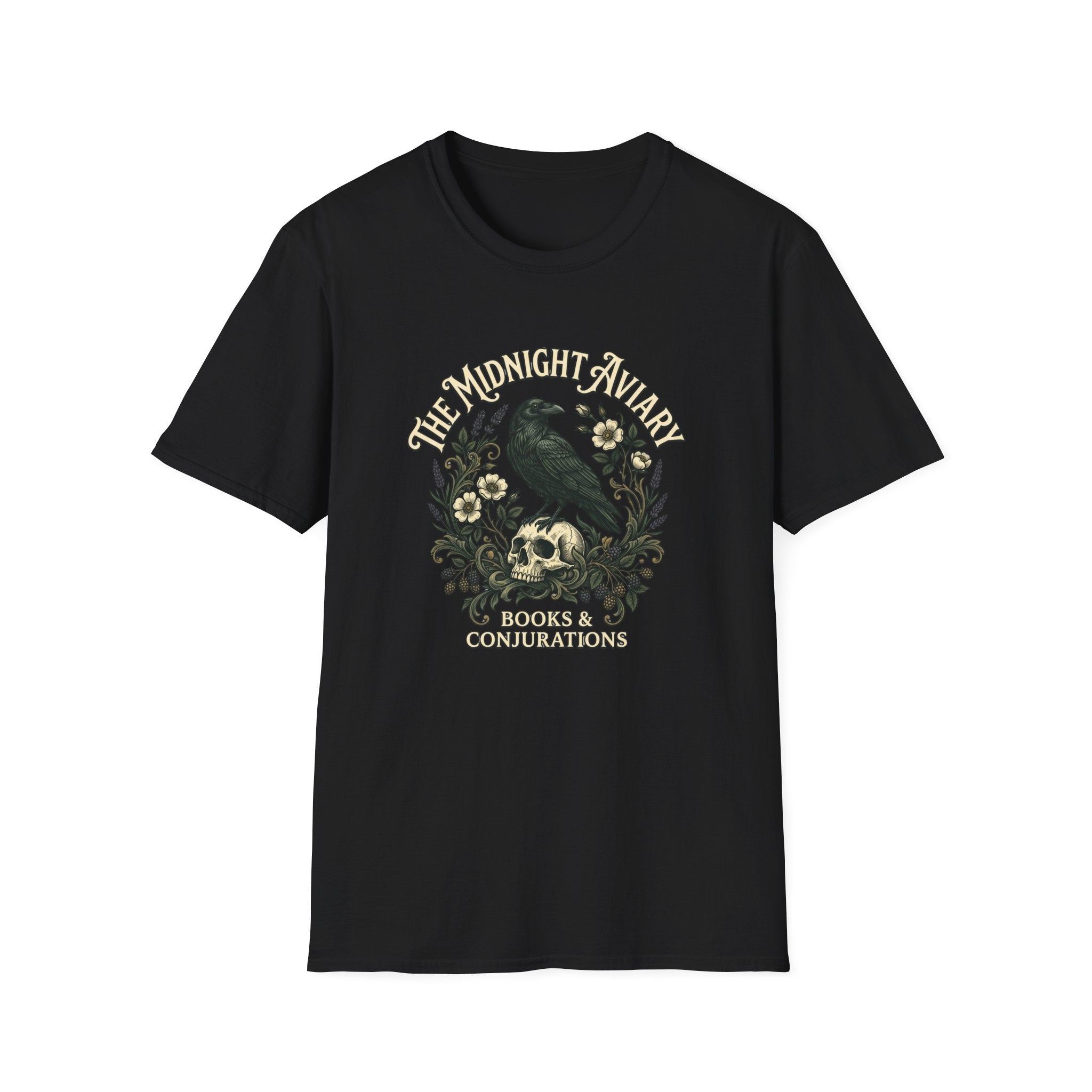 The Midnight Aviary Books & Conjurations T-Shirt
