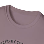 Powered By Coffee & Morally Gray Villains T-Shirt