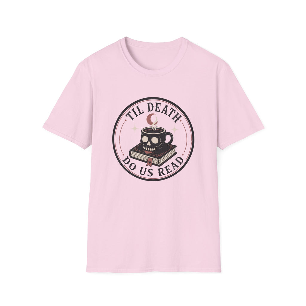 Til Death Do Us Read Circle Badge T-Shirt