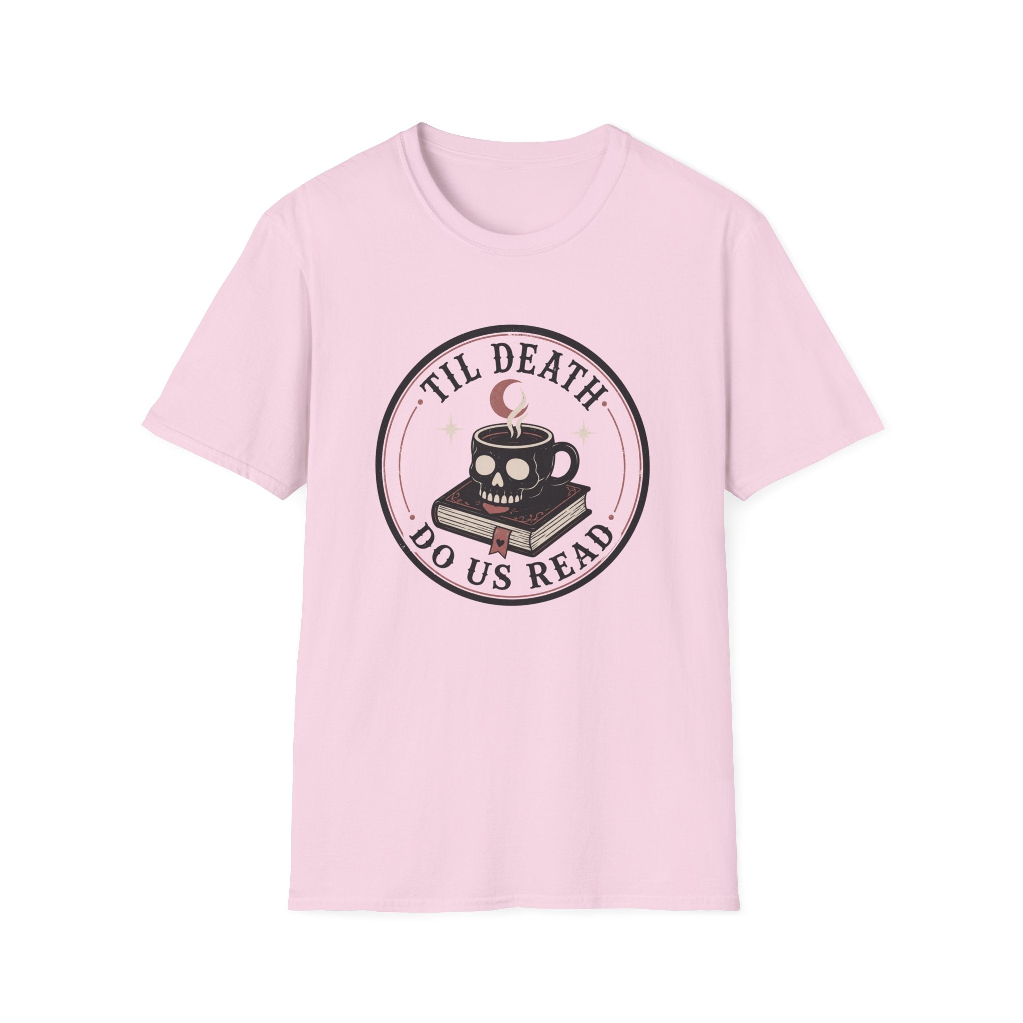Til Death Do Us Read Circle Badge T-Shirt