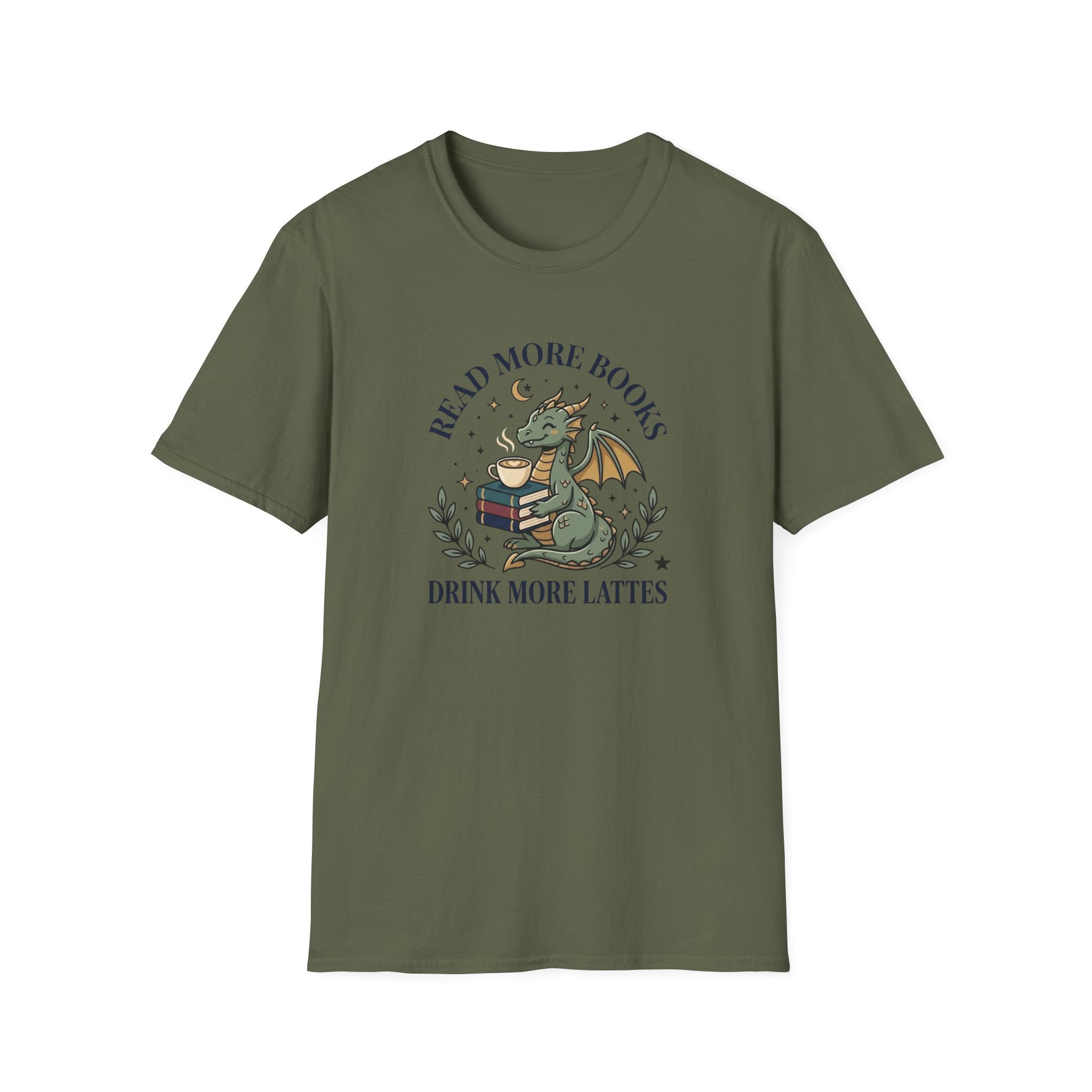 Read More Books Drink More Lattes T-Shirt