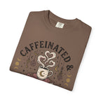 Caffeinated & Cursed To Read T-Shirt
