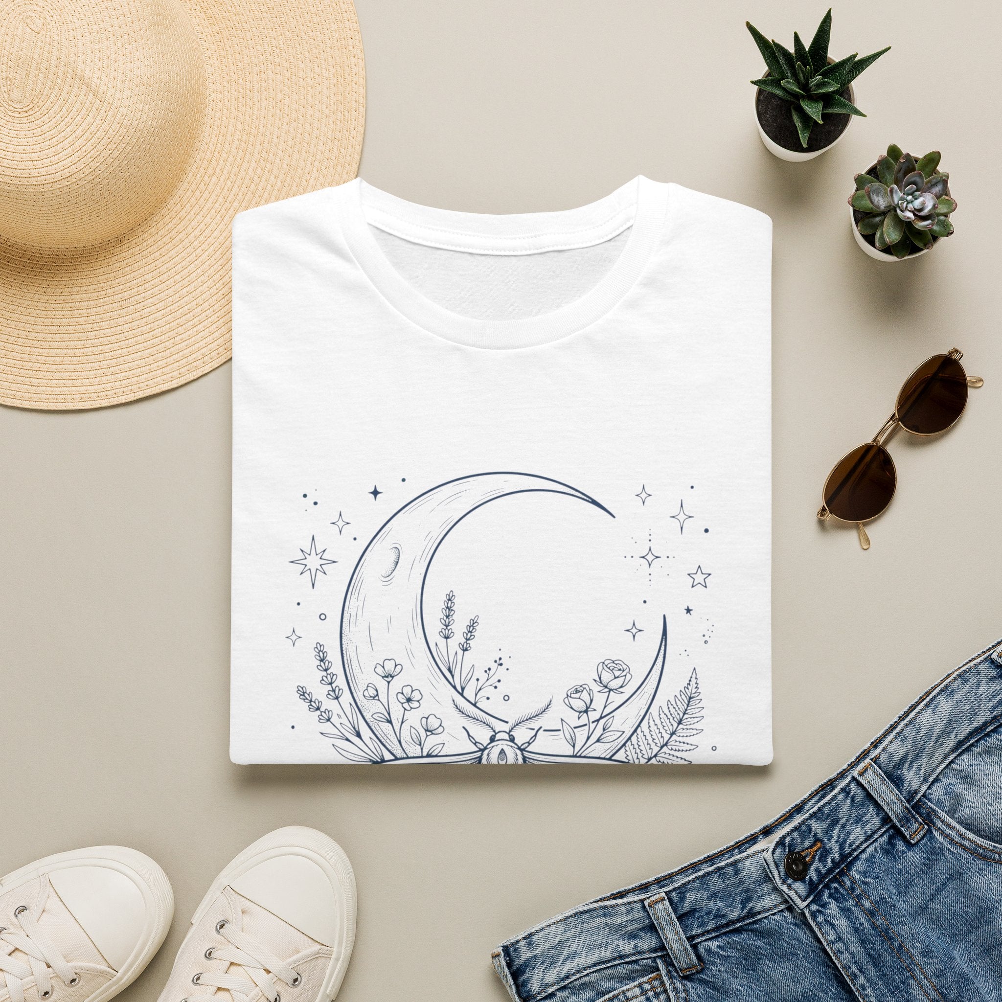 Moth and Moon T-Shirt