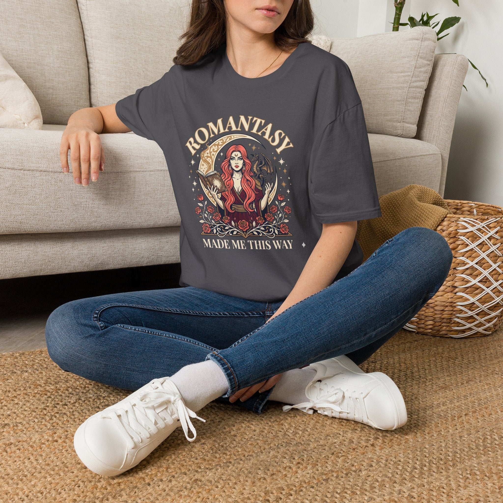 Romantasy Made Me This Way T-Shirt