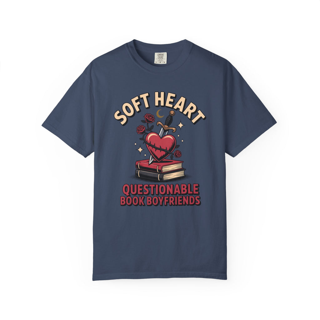 Soft Heart Questionable Book Boyfriends T-Shirt