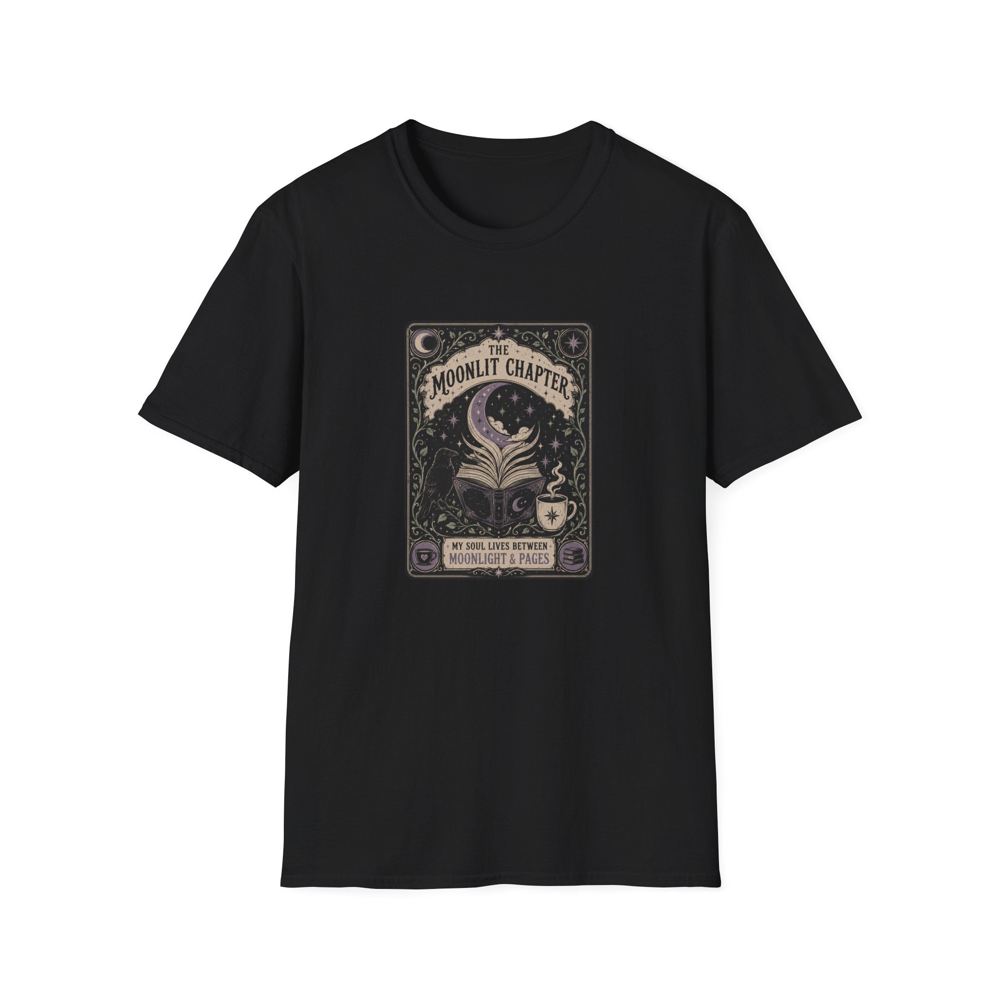 The Moonlit Chapter Tarot T-Shirt