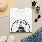 Til Death Do Us Read Circle Badge T-Shirt
