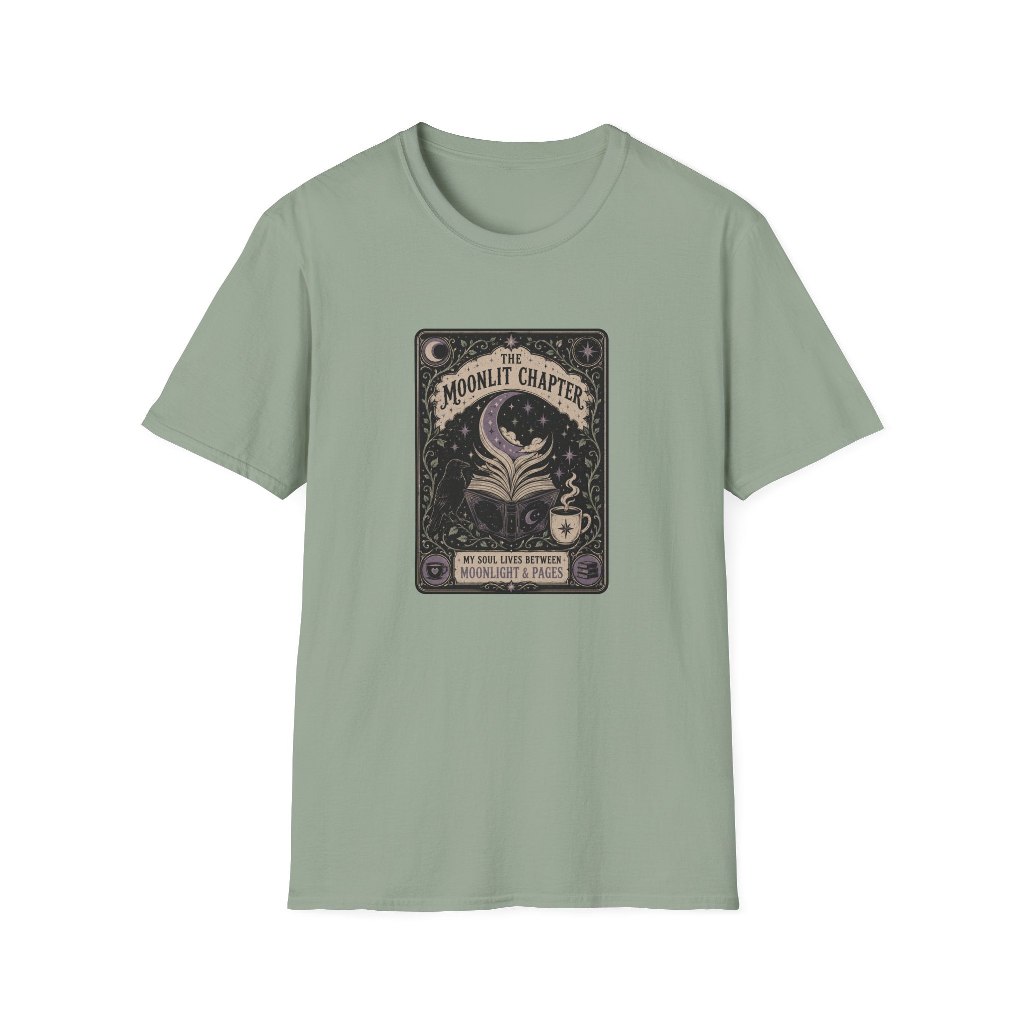 The Moonlit Chapter Tarot T-Shirt