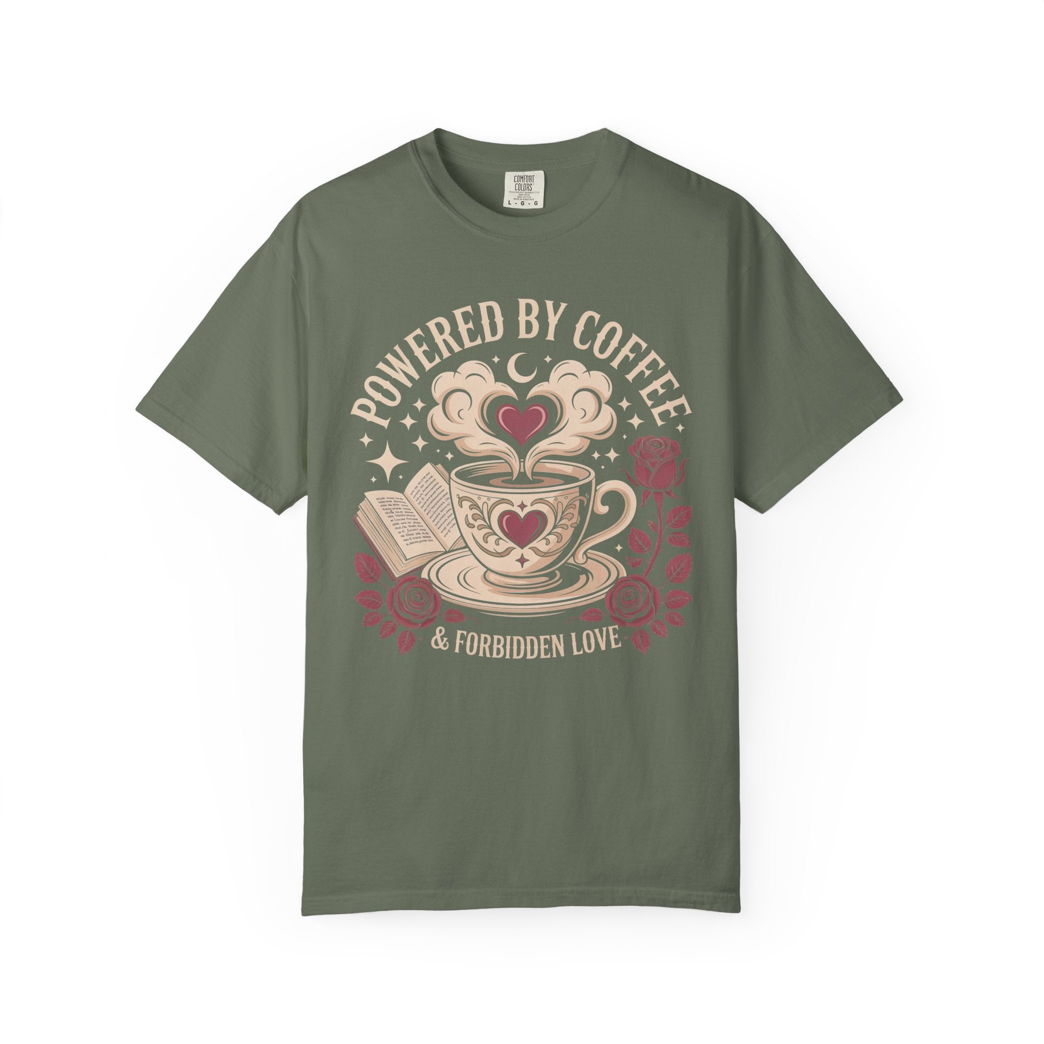 Powered By Coffee & Forbidden Love T-Shirt