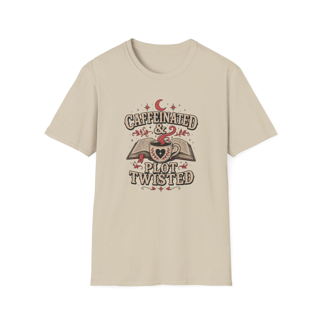 Caffeinated & Plot Twisted  T-Shirt