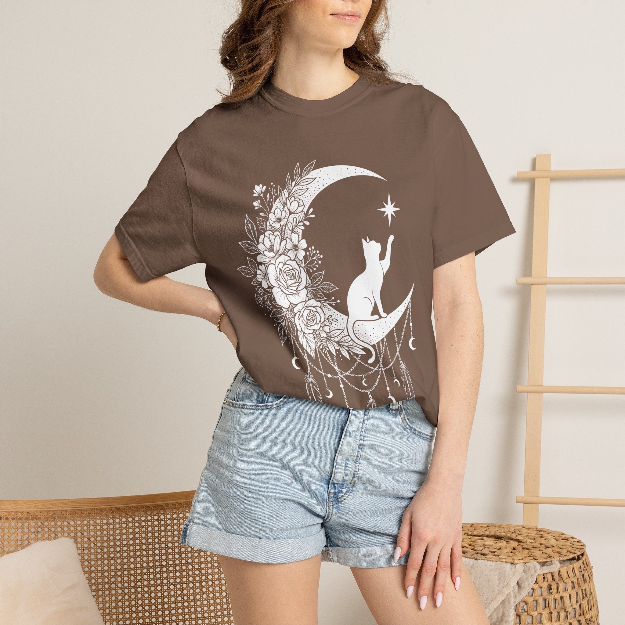 Cat on the Moon T-Shirt