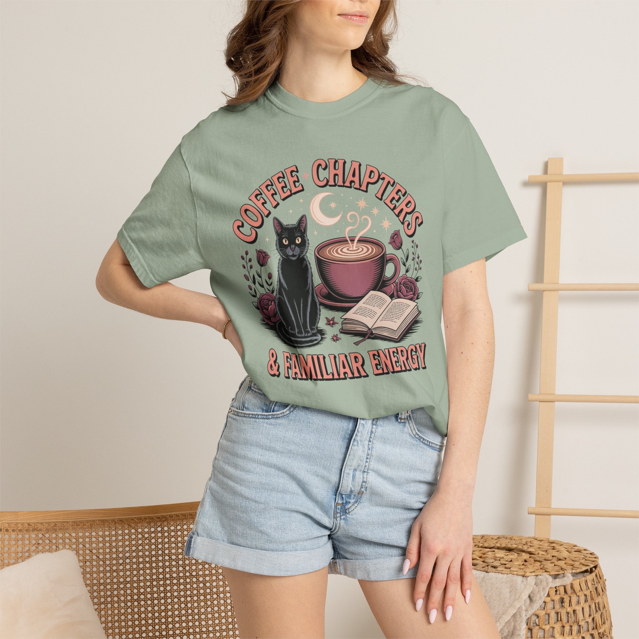 Coffee Chapters & Familiar Energy T-Shirt