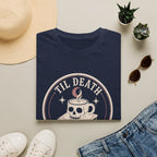 Til Death Do Us Read Circle Badge T-Shirt