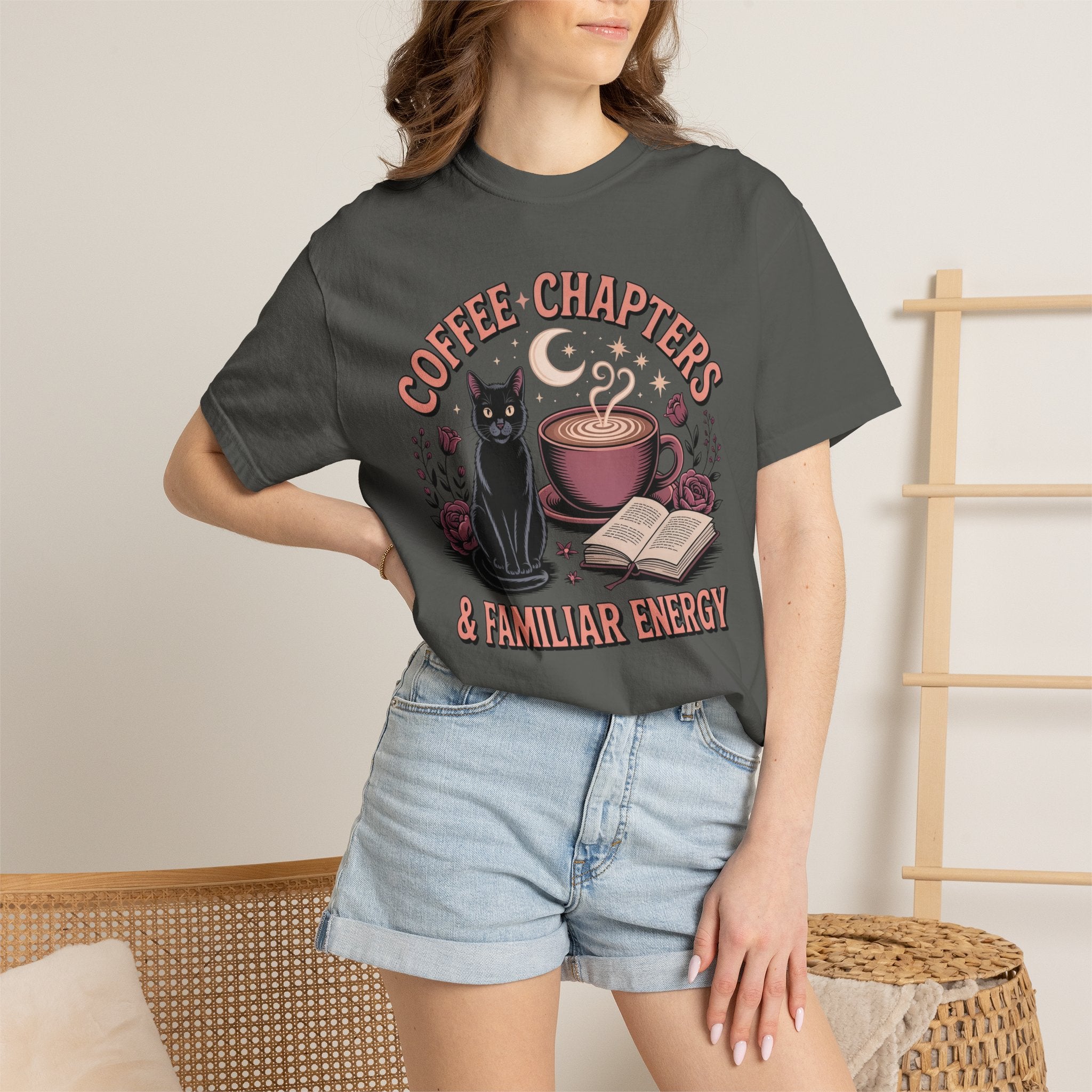 Coffee Chapters & Familiar Energy T-Shirt