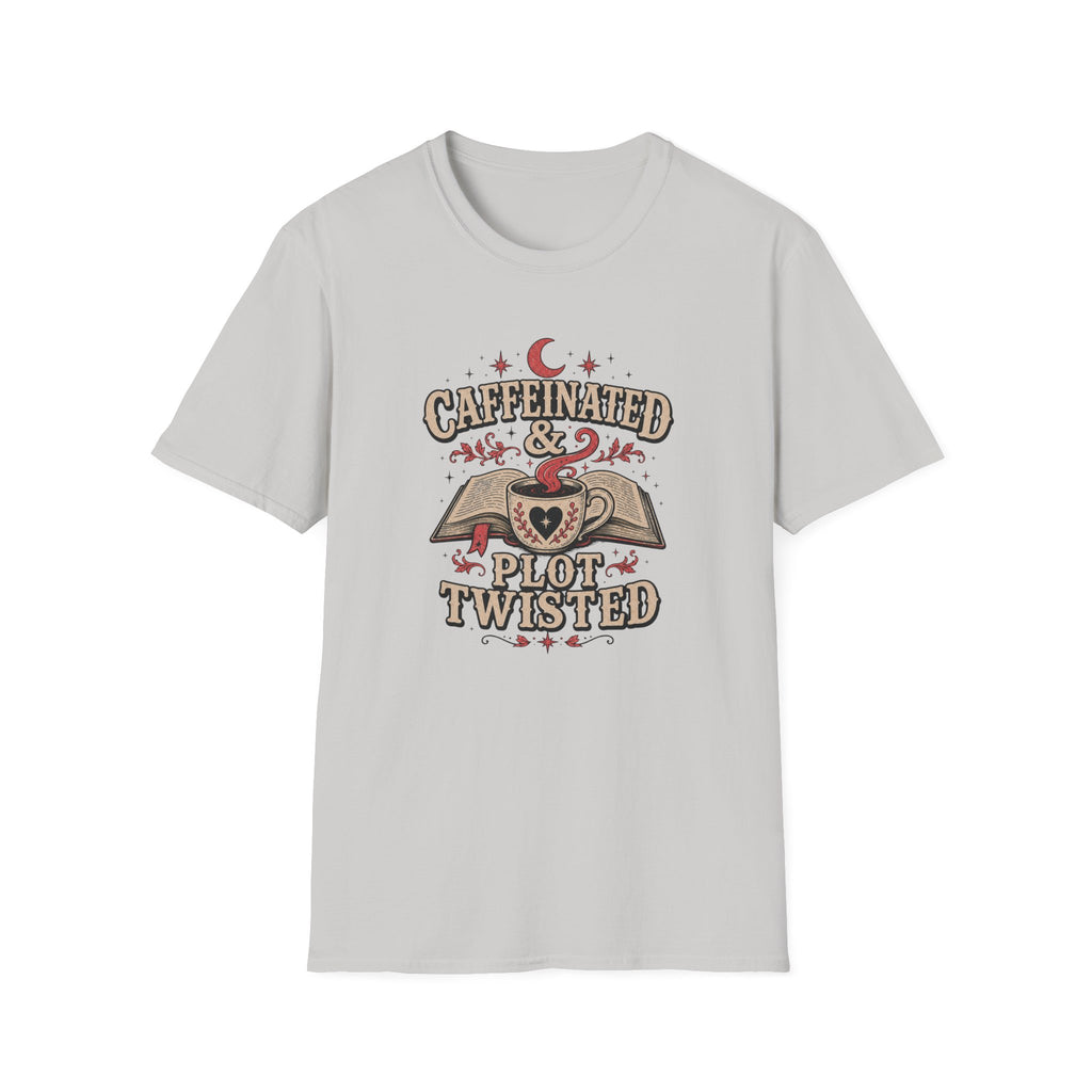 Caffeinated & Plot Twisted  T-Shirt