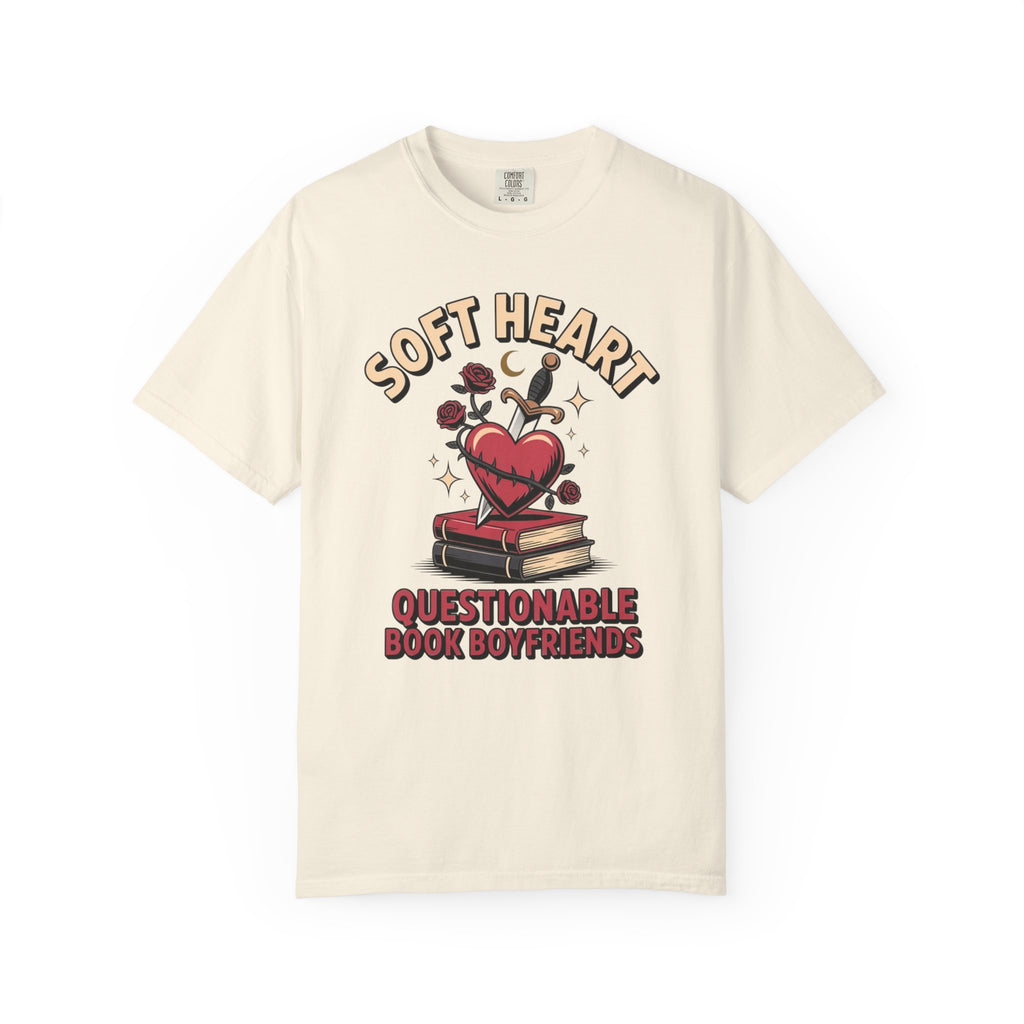 Soft Heart Questionable Book Boyfriends T-Shirt