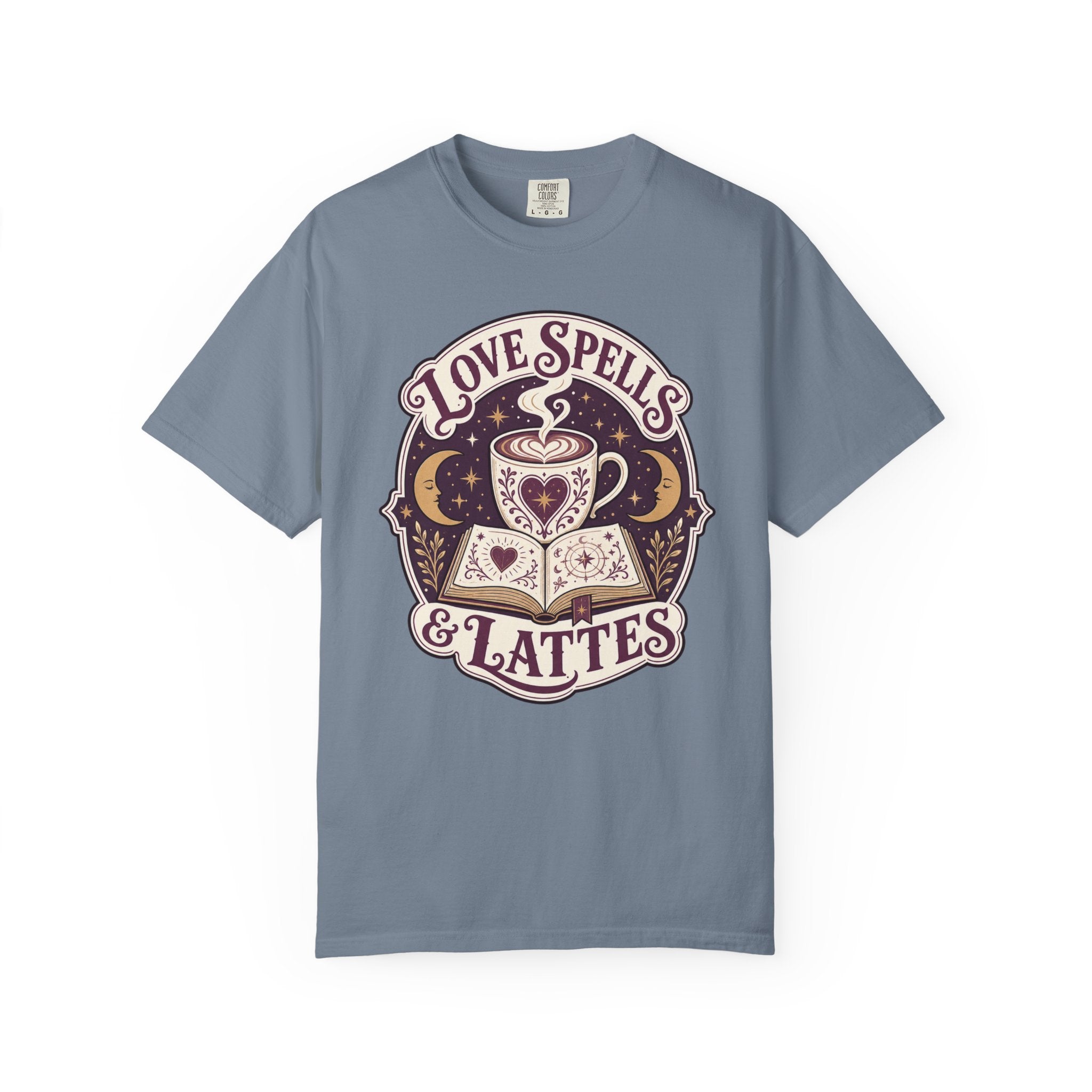 Love Spells & Lattes Crest T-Shirt
