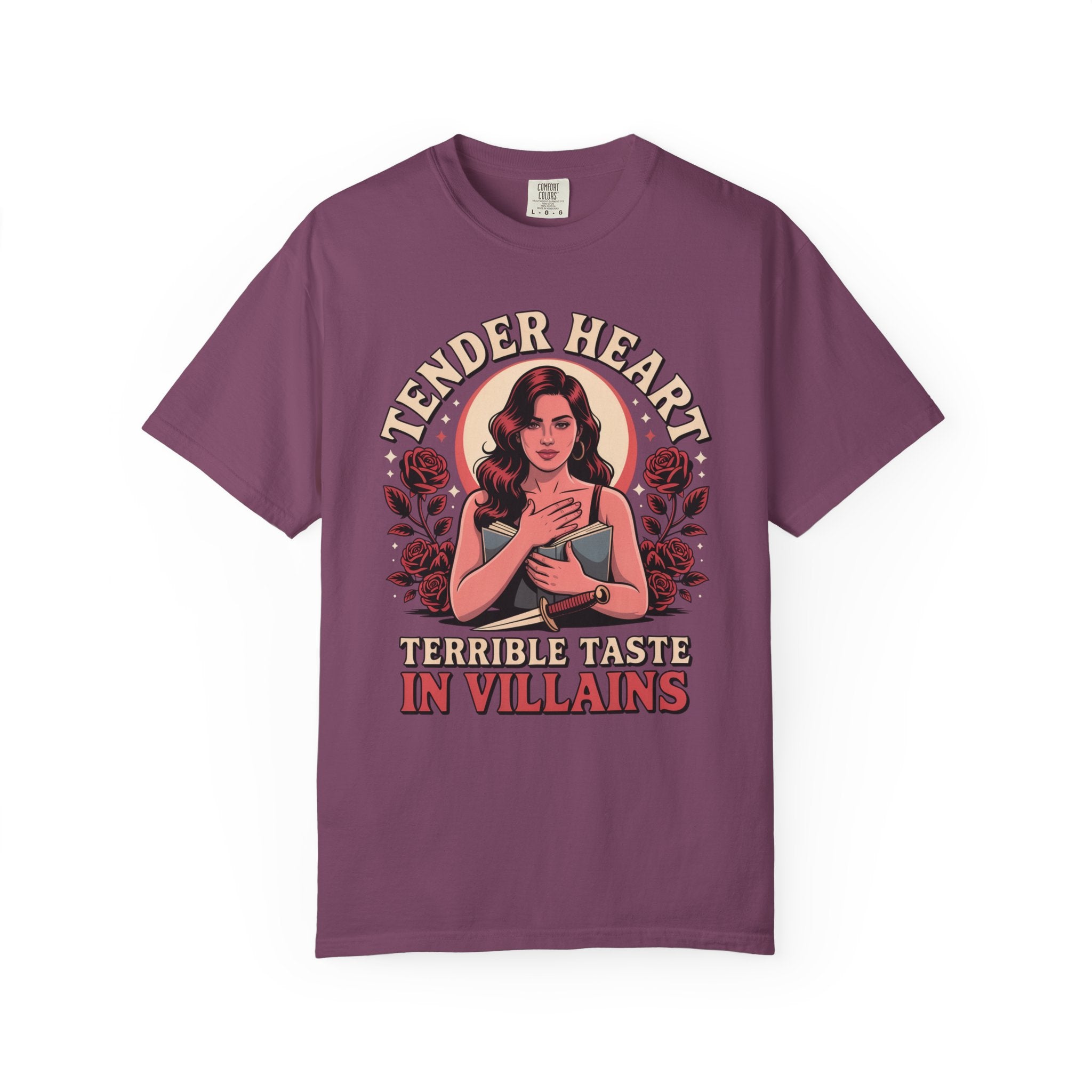 Tender Heart Terrible Taste in Villians T-Shirt