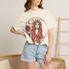Moon Goddess Coral Graphic T-Shirt
