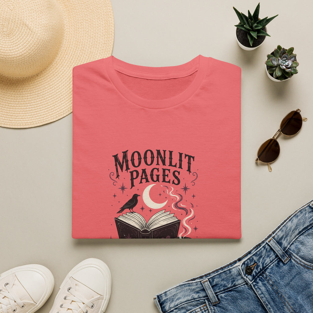 Moonlit Pages & Midnight Coffee T-Shirt