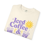 Iced Coffee & Sunshine Purple and Yellow T-Shirt