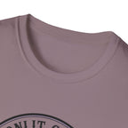 Moonlit Chapter Read After Dark Circle Badge T-Shirt