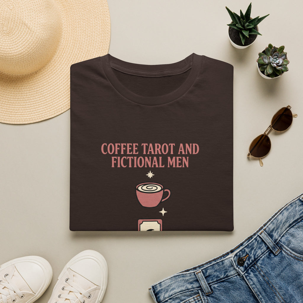 Coffee Tarot and Fictional Men T-Shirt