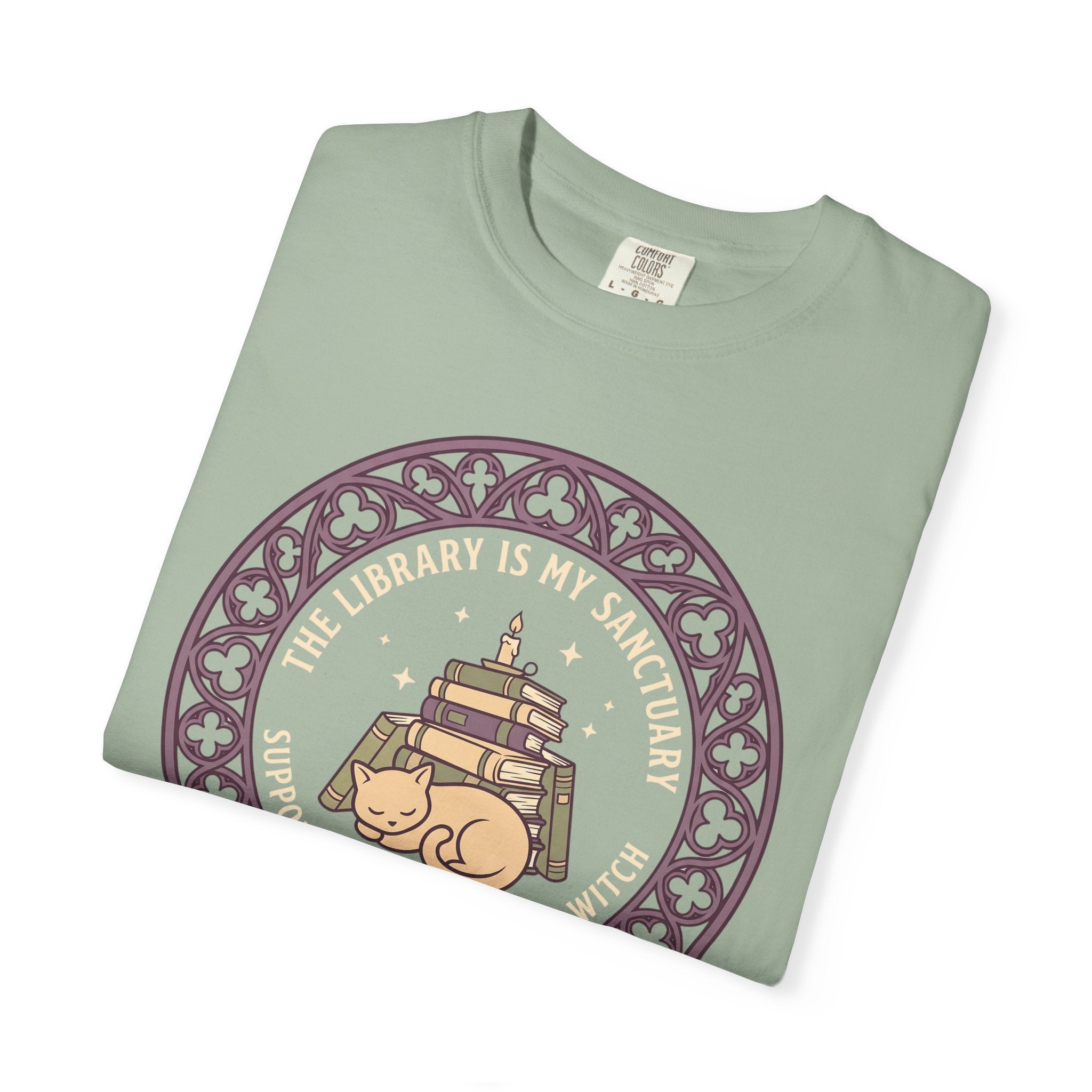 The Library is My Sanctuary T-Shirt