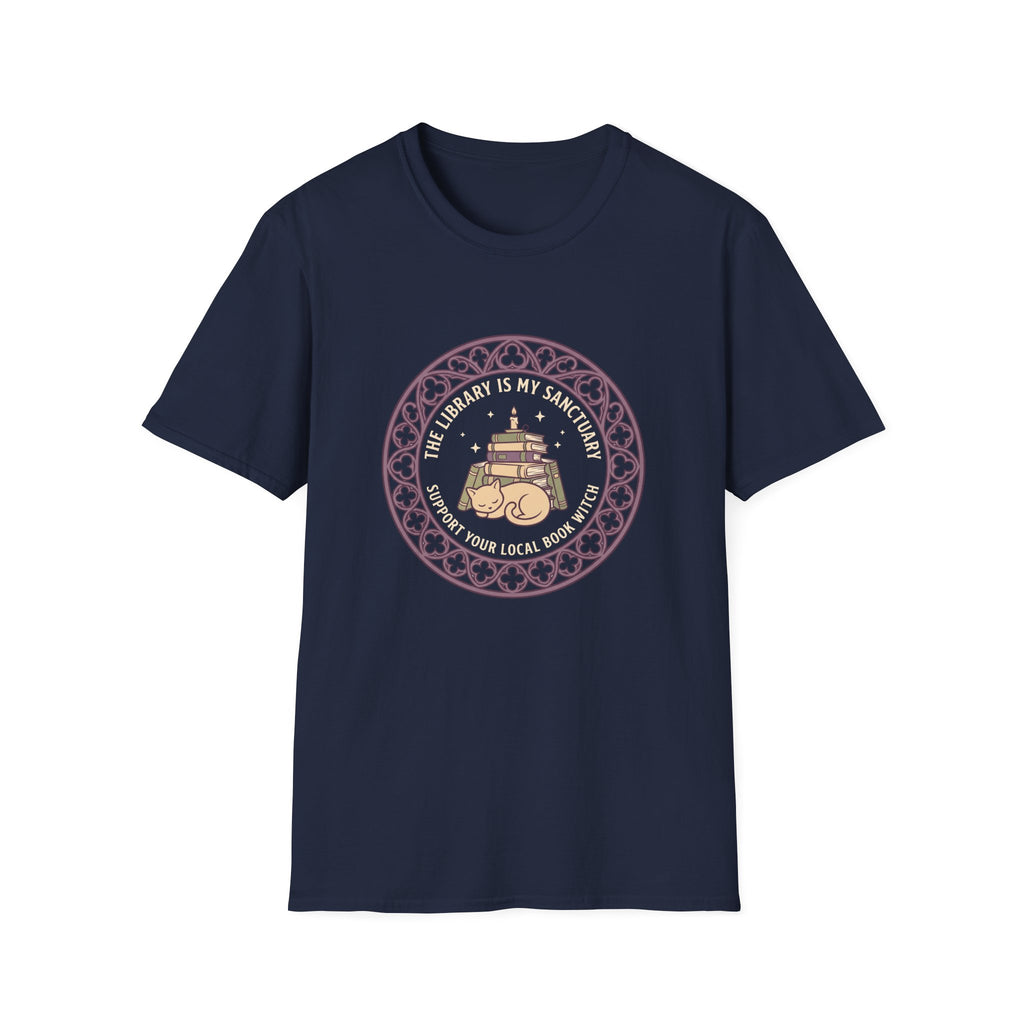 The Library is My Sanctuary T-Shirt