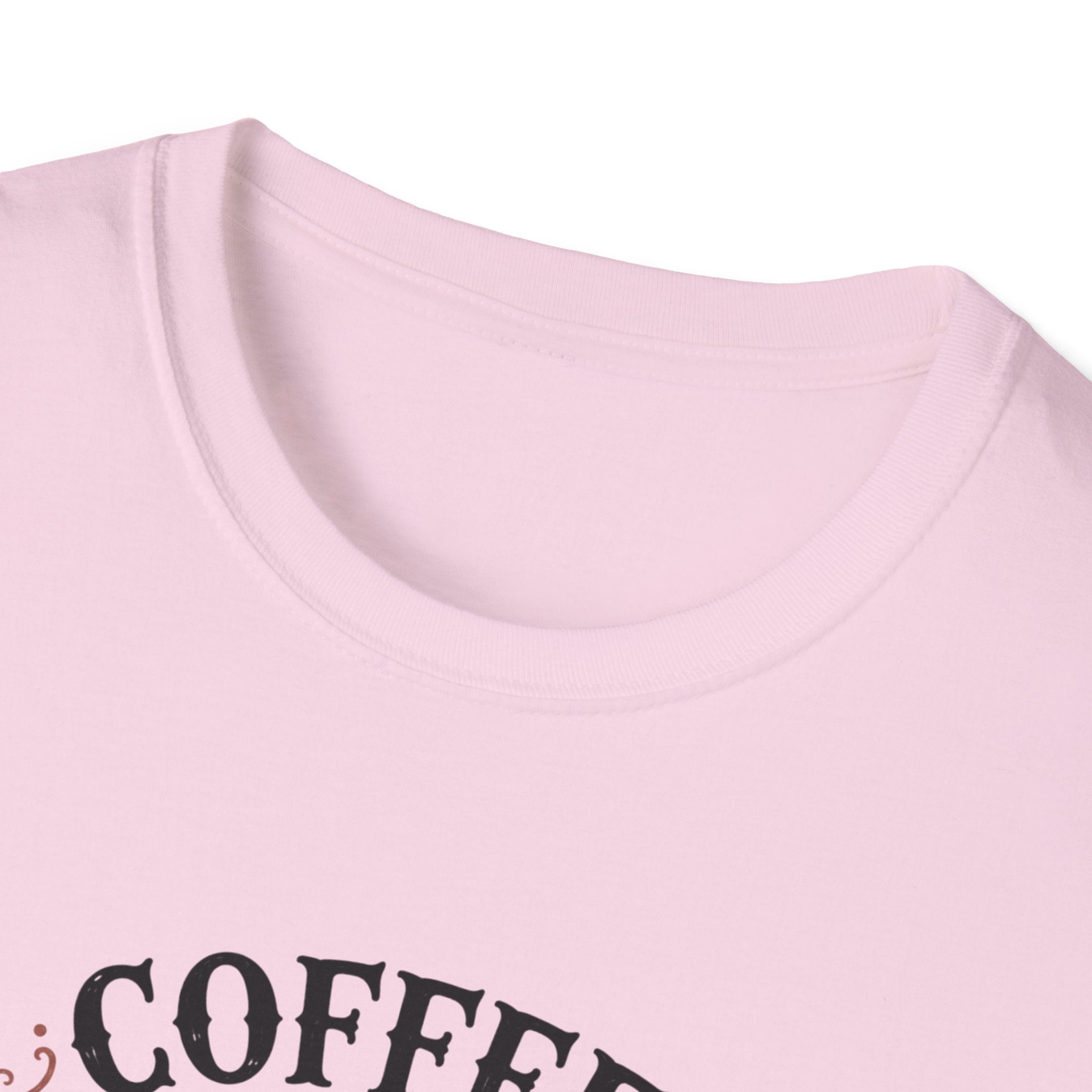 Coffee First Fictional Villains Later T-Shirt