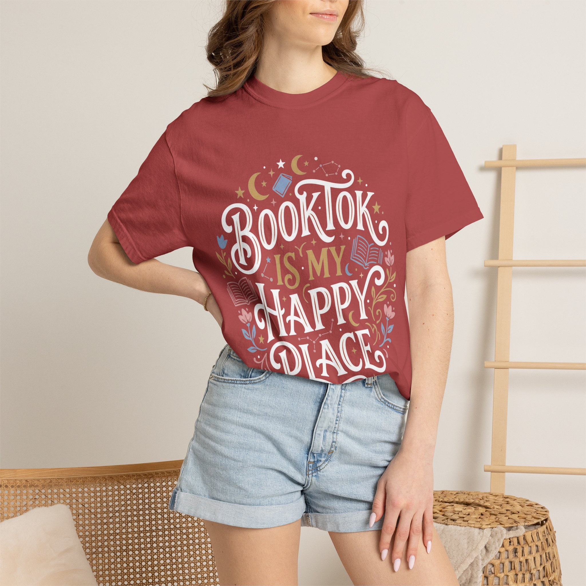Booktok Is My Happy Place T-Shirt