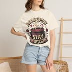 Read Spicy Stay Witchy Cauldron T-Shirt