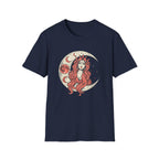 Moon Goddess Coral Graphic T-Shirt