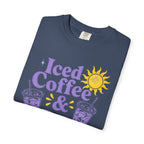 Iced Coffee & Sunshine Purple and Yellow T-Shirt