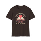 Reading Kissing Books With Swords T-Shirt