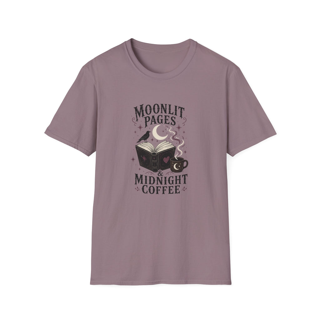 Moonlit Pages & Midnight Coffee T-Shirt