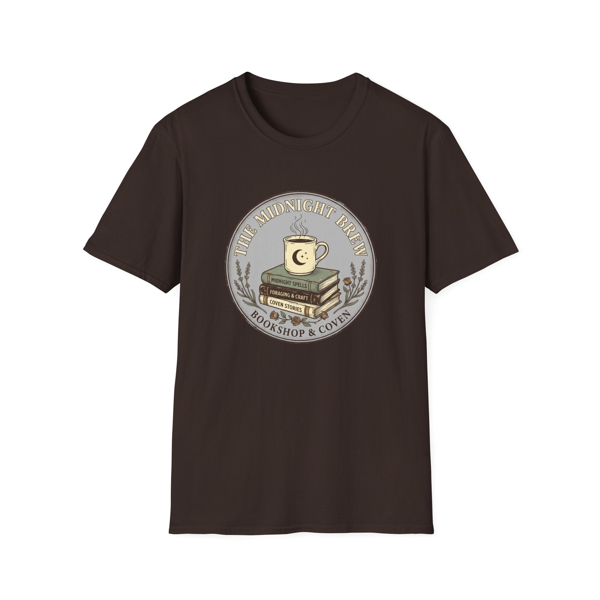 Midnight Brew Bookshop Vintage T-Shirt